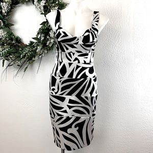 WHBM white bodycon dress